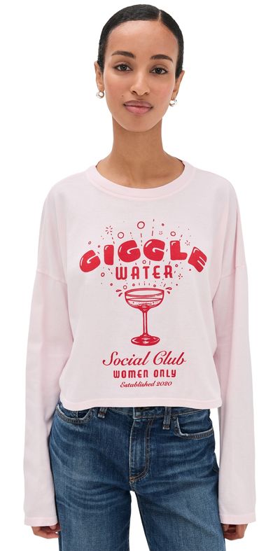 ASKK NY ASKK NY Crop Long Sleeve Tee Giggle Water