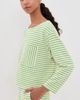 ASKK NY ASKK NY Easy Striped Pullover Green Stripe - 4