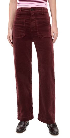 ASKK NY ASKK NY Sailor Velvet Pants Black Cherry