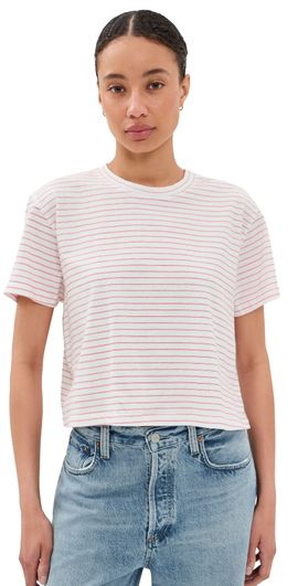 ASKK NY ASKK NY Shrunken Boy Tee Double Stripe Red