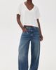 ASKK NY ASKK NY Shrunken V Neck Tee Ivory - 5