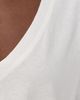ASKK NY ASKK NY Shrunken V Neck Tee Ivory - 6