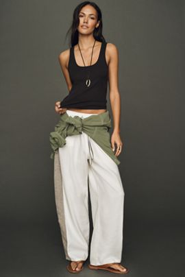 ASKK NY Cancun Slouchy Wide Leg Pants