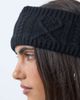 ASOS 4505 Ski & Snow 4505 Ski cable knit headband in black - 2