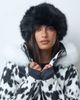 ASOS 4505 Ski & Snow 4505 Ski faux fur headband in black - 1