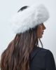 ASOS 4505 Ski & Snow 4505 Ski faux fur headband in white - 3