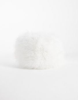 ASOS 4505 Ski & Snow 4505 Ski faux fur oversized hat in white