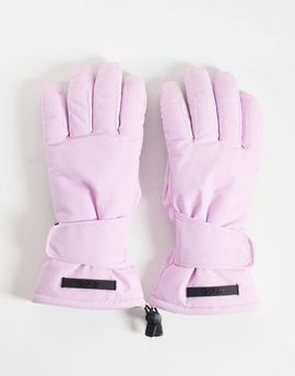 ASOS 4505 Ski & Snow 4505 Ski insulated water repellent gloves in bubblegum-Pink