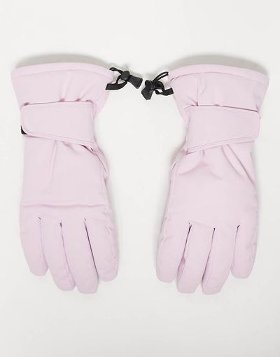 ASOS 4505 Ski & Snow 4505 Ski insulated water repellent gloves in pink
