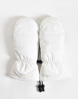 ASOS 4505 Ski & Snow 4505 Ski insulated water repellent mittens in white