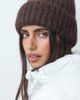 ASOS 4505 Ski & Snow 4505 Ski knitted beanie in chocolate-Brown - 3