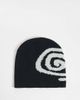 ASOS 4505 Ski & Snow 4505 Ski skull knit beanie with reversible design in black - 1