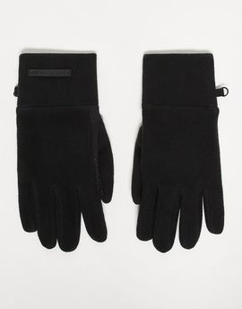 ASOS 4505 Ski & Snow 4505 Ski thermal touch screen fleece gloves in black