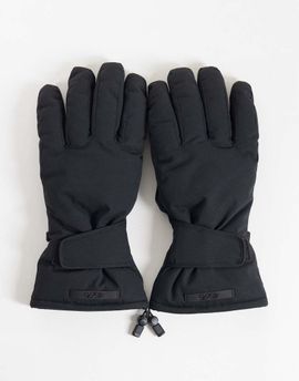 ASOS 4505 Ski & Snow 4505 Ski water repellent ski glove with goggle wipe in black