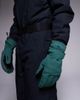 ASOS 4505 Ski & Snow 4505 Ski water repellent ski gloves with goggle wipe in dark green - 3