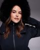 ASOS 4505 Ski & Snow ASOS 4505 Curve Ski soft shell belted ski suit with slim kick leg and faux fur hood in black - 2
