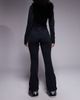 ASOS 4505 Ski & Snow ASOS 4505 Hourglass Ski soft shell belted ski suit with slim kick leg and faux fur hood in black - 3