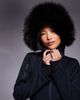 ASOS 4505 Ski & Snow ASOS 4505 Petite Ski soft shell belted ski suit with slim kick leg and faux fur hood in black - 2