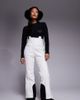 ASOS 4505 Ski & Snow ASOS 4505 Petite Ski soft shell water repellent kick flare ski pants in white - 1
