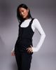 ASOS 4505 Ski & Snow ASOS 4505 Ski Petite soft shell belted water repellent bib salopettes in black - 3