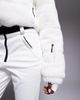 ASOS 4505 Ski & Snow ASOS 4505 Ski soft shell and faux fur belted slim kick ski suit in white - 3