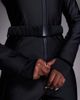 ASOS 4505 Ski & Snow ASOS 4505 Ski soft shell belted ski suit with slim kick leg and faux fur hood in black gloss - 3