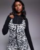 ASOS 4505 Ski & Snow ASOS 4505 Ski soft shell belted water repellent bib overalls in snow leopard-Multi - 3