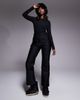 ASOS 4505 Ski & Snow ASOS 4505 Ski soft shell water repellent kick flare ski pants in black gloss - 1