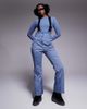 ASOS 4505 Ski & Snow ASOS 4505 Ski soft shell water repellent kick flare ski pants in chalk blue - 1
