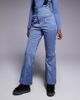 ASOS 4505 Ski & Snow ASOS 4505 Ski soft shell water repellent kick flare ski pants in chalk blue - 3