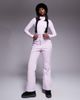 ASOS 4505 Ski & Snow ASOS 4505 Ski soft shell water repellent kick flare ski pants in pink - 1