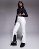 ASOS 4505 Ski & Snow ASOS 4505 Ski soft shell water repellent kick flare ski pants in white - 4