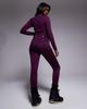 ASOS 4505 Ski & Snow ASOS 4505 Ski soft shell water repellent skinny ski pants in plum-Purple - 2