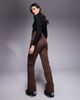 ASOS 4505 Ski & Snow ASOS 4505 Tall Ski soft shell straight leg belted ski pants in coffee-Brown - 4