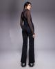 ASOS 4505 Ski & Snow ASOS 4505 Tall Ski soft shell water repellent kick flare ski pants in black - 4