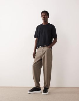 ASOS COLLECTIVE ASOS COLLECTIVE AC-B-251 tapered slim fit jeans in vintage brown washed denim