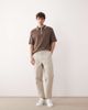 ASOS COLLECTIVE ASOS COLLECTIVE AC-B-252 carrot fit cotton nylon blend chinos in ecru-White - 1