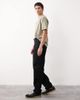 ASOS COLLECTIVE ASOS COLLECTIVE AC-B-253 signature straight fit carpenter pants in black - 4