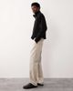 ASOS COLLECTIVE ASOS COLLECTIVE AC-B-253 signature straight fit carpenter pants in ecru-White - 4