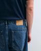 ASOS COLLECTIVE ASOS COLLECTIVE AC-B-254 tapered barrel fit jeans in mid blue stone wash denim - 3