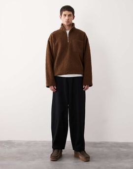 ASOS COLLECTIVE ASOS COLLECTIVE AC-B-254 tapered barrel pants in black
