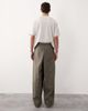ASOS COLLECTIVE ASOS COLLECTIVE AC-B-254 tapered barrel pants in khaki-Green - 3
