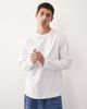 ASOS COLLECTIVE ASOS COLLECTIVE AC-T-251 signature fit heavyweight long sleeve t-shirt in white - 1