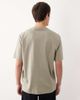 ASOS COLLECTIVE ASOS COLLECTIVE AC-T-251 signature fit heavyweight t-shirt in pale khaki-Green - 4