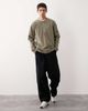 ASOS COLLECTIVE ASOS COLLECTIVE AC-T-253 heavyweight oversized Henley waffle long sleeve T-shirt in khaki-Green - 2