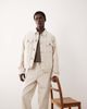 ASOS COLLECTIVE ASOS COLLECTIVE classic fit denim jacket in raw ecru - part of a set-Neutral - 1