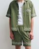 ASOS COLLECTIVE ASOS COLLECTIVE cotton-linen blend embroidered shorts in khaki green - part of a set - 2
