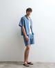 ASOS COLLECTIVE ASOS COLLECTIVE cotton shorts with linen in mid blue - part of a set - 1