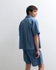ASOS COLLECTIVE ASOS COLLECTIVE cotton shorts with linen in mid blue - part of a set - 4