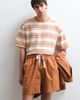 ASOS COLLECTIVE ASOS COLLECTIVE cotton shorts with linen in orange - part of a set-Brown - 1